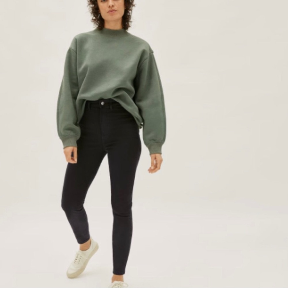 Everlane way high skinny clean front jeans